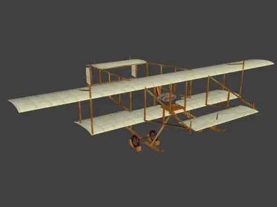 Farman IV Free low-poly 3D model
