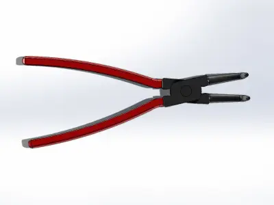Alicate de Bico Nose Pliers 3D model