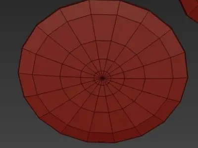 Villa Lumi Grant Ceiling Lamp Brass 3D model