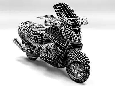 SUZUKI BURGMAN 650 3D model