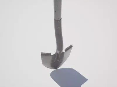  Shovel Low-poly 3D model