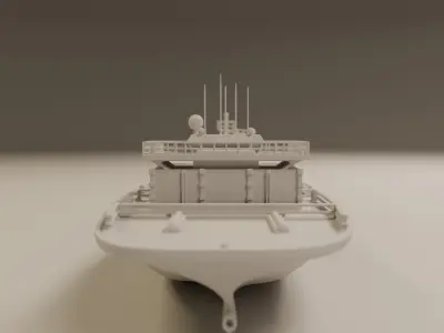 cargo ship 3D print model