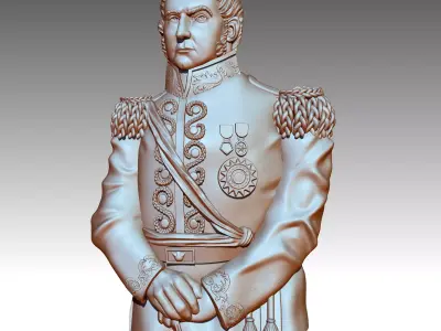 Jose de San Martin 3D print model