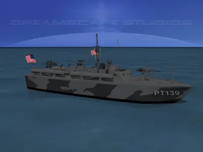 Elco PT Boat PT-139 3D model