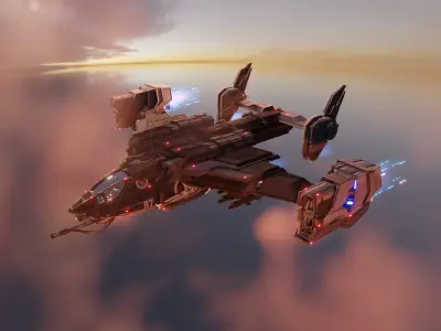 Fighter jet 3D model