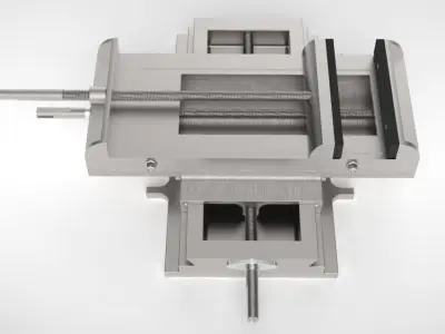 Cross Slide Vise 3D model