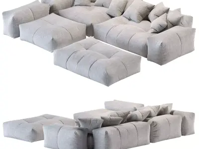 Pixel Corner Sofa Saba 3D model