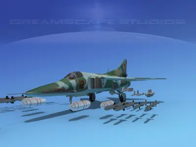 MIG-27 Flogger V05 Russia 3D model