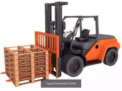 Forklift collection  3D Model Pack