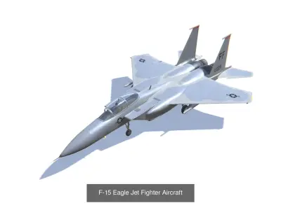 USA and Nato Jet Fighter Aircrafts Bundle 3D Model Pack