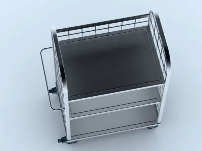 Tool trolley cart 3D model