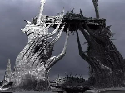 Colossal Titan Entranceway 2 3D model
