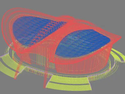 Grand Stadium 3D model order