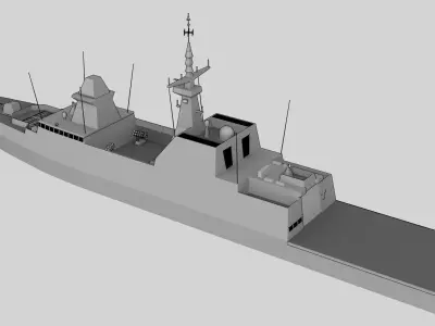 FFG Formidable Low-poly 3D model