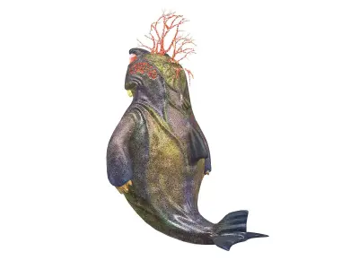 Trotos Low-poly 3D model