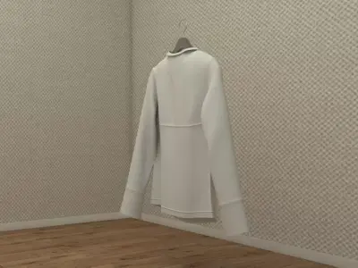 shirt suspender shirt Free 3D model