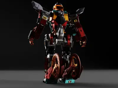 mecha 3D model