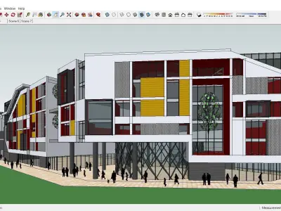 Sketchup Office building 125 3D model