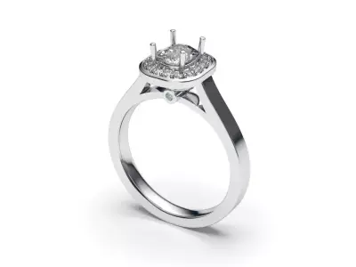 solitaire with ring sizes  8 part S96 3D print model