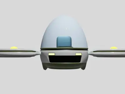 Personal Drone Low-poly 3D model