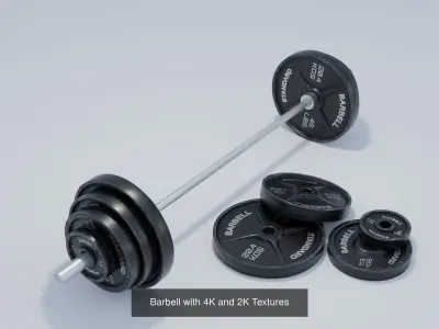 Gym Equipment 3D Model Pack