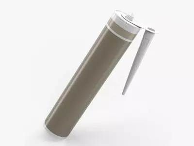 Sealant cartridge open mockup 3D model purchase