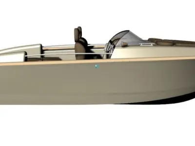 Motorboat Runabout 87m  3D model 3D model