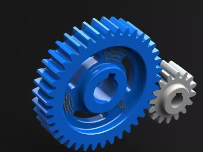 Spur Gear Paramertrized Model CATIA v5 original model 3D model