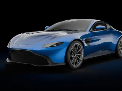 Aston Martin Vantage Free 3D model purchase