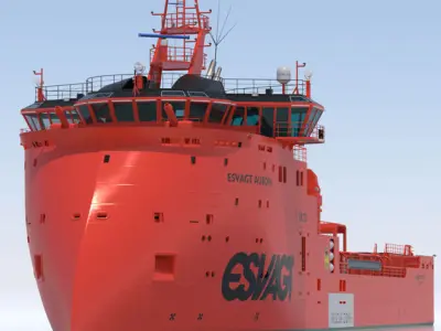 Fast Rescue Vessel ESVAGT AURORA 3D model