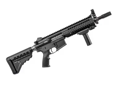 Tactical Black Rifle model pack Low-poly 3D model order