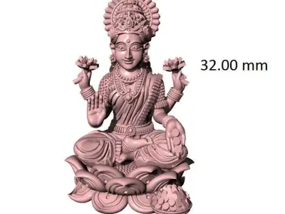 Laxmiji  Murti 3D print model