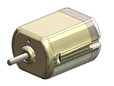 DC Electric Motor 3D model