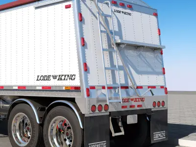 Hopper Trailer  3D model