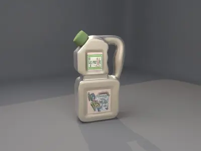 plastic bottle 3D model order
