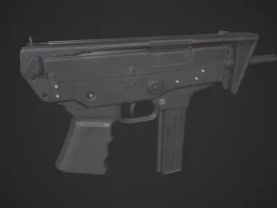 PP-91 Kedr Low-poly 3D model