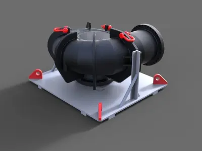 Pump as cargo for ship models 3D print model