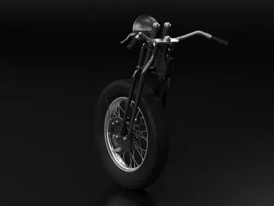 Motorcycle Springer Fork 3D model