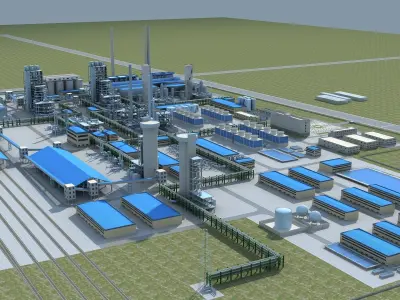 Factory 3 3D model