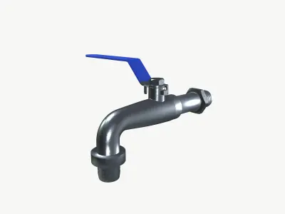 Water tap 3D model buy