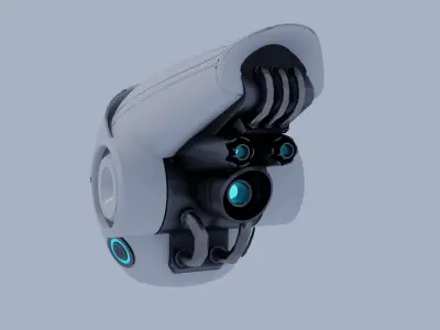 Drone Scout Free low-poly 3D model