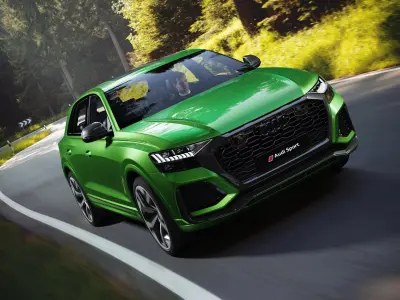 2020 Audi RS Q8 3D model