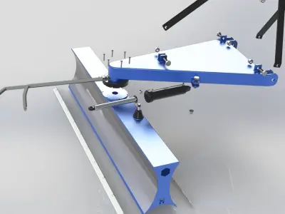 Grader for tractor  3D model