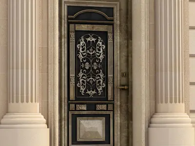 classic doors 3D model