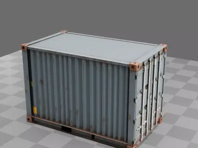 Modular Shipping Container 3D model