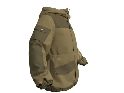 Gorka Uniform Jacket - Marvelous Designer 3D model