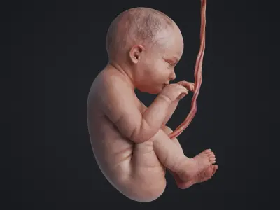  Human Fetus Animated 