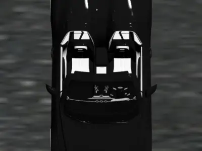 BLACK BENTLEY  Free 3D model