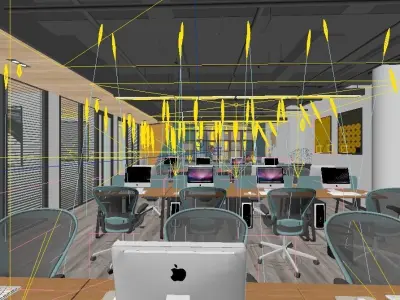 Modern Office Design 3D model