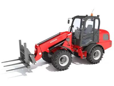 Telescopic Wheel Loader 3D model